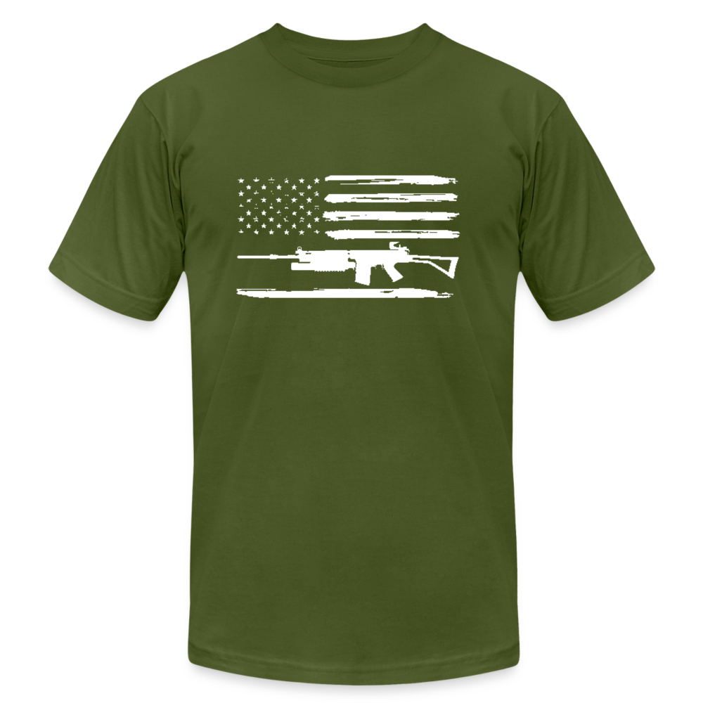 Stars Stripes and Arms - olive