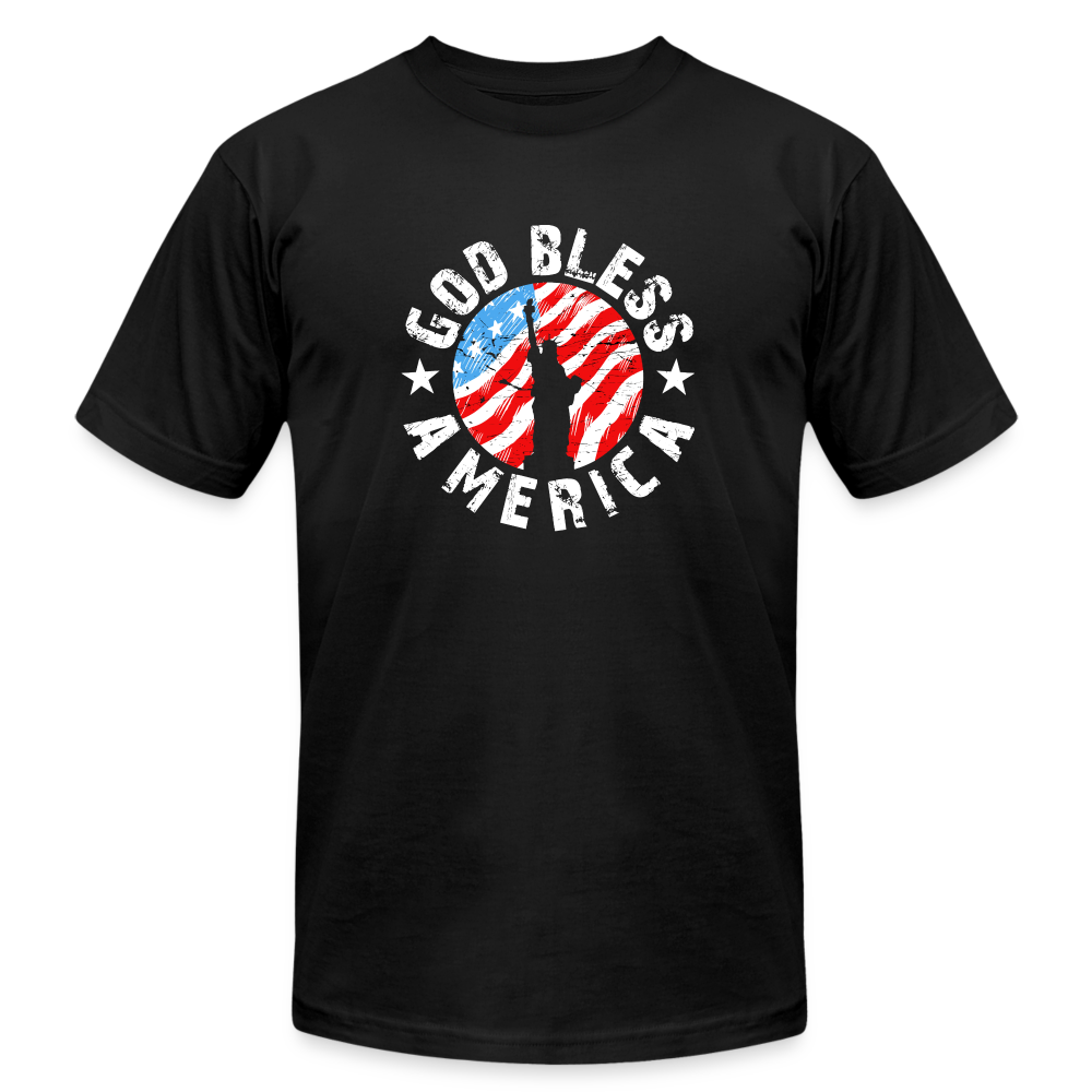 God Bless America - black