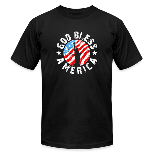 God Bless America - black