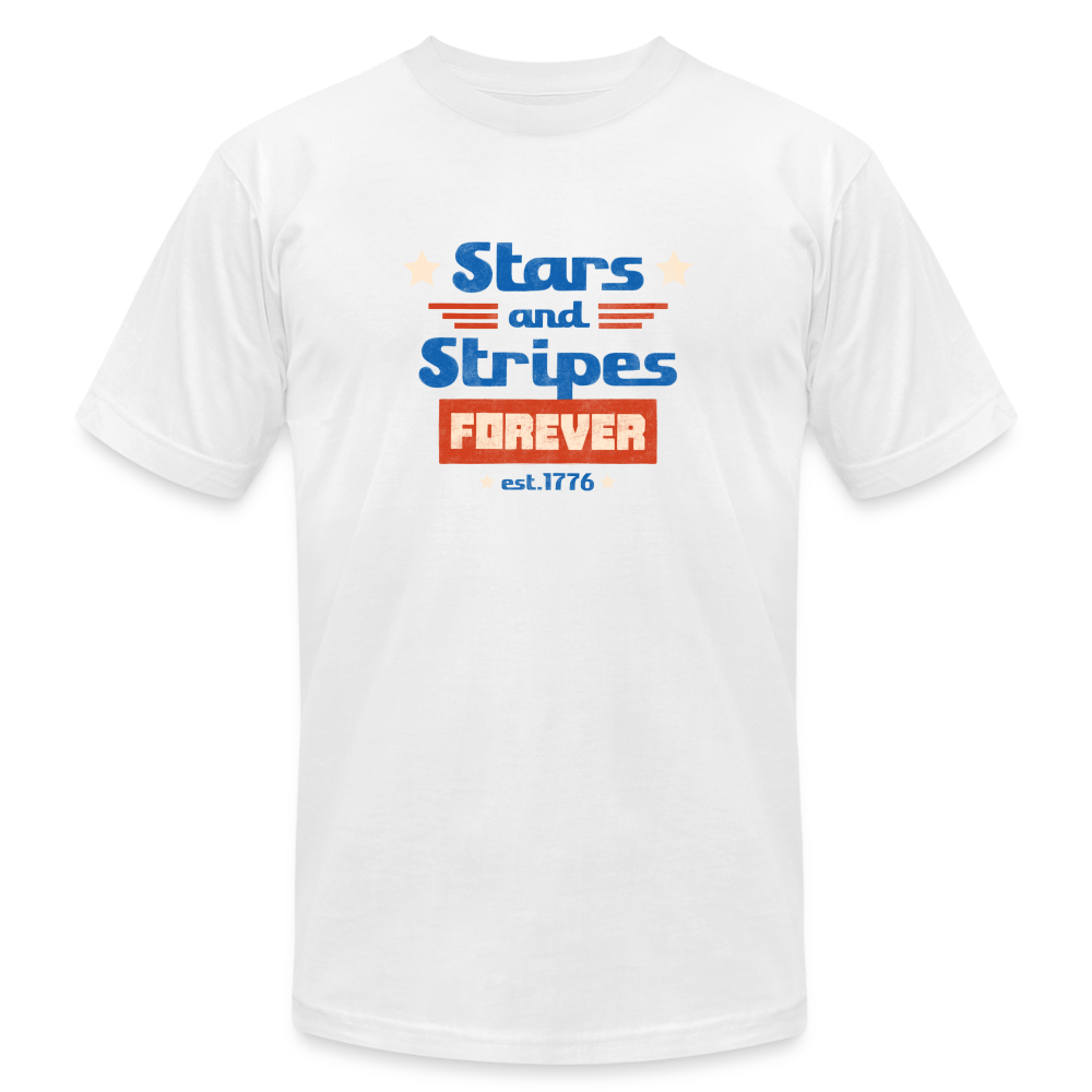 Stars and Stripes Forever - white