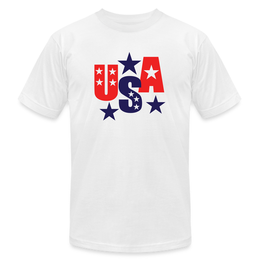 USA Stars - white