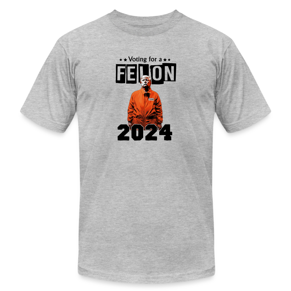 Voting for a Felon in Orange - heather gray