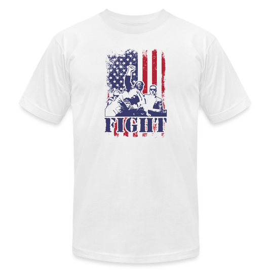 Trump Fight Image - white