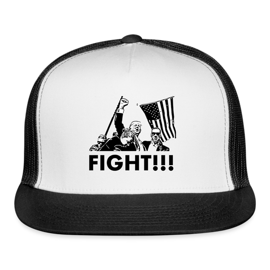 Fight Trucker Cap - white/black